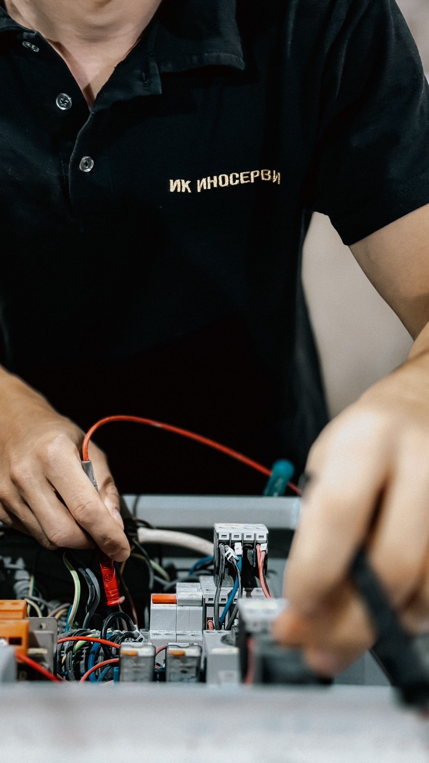 Gasfiter profesional trabajando