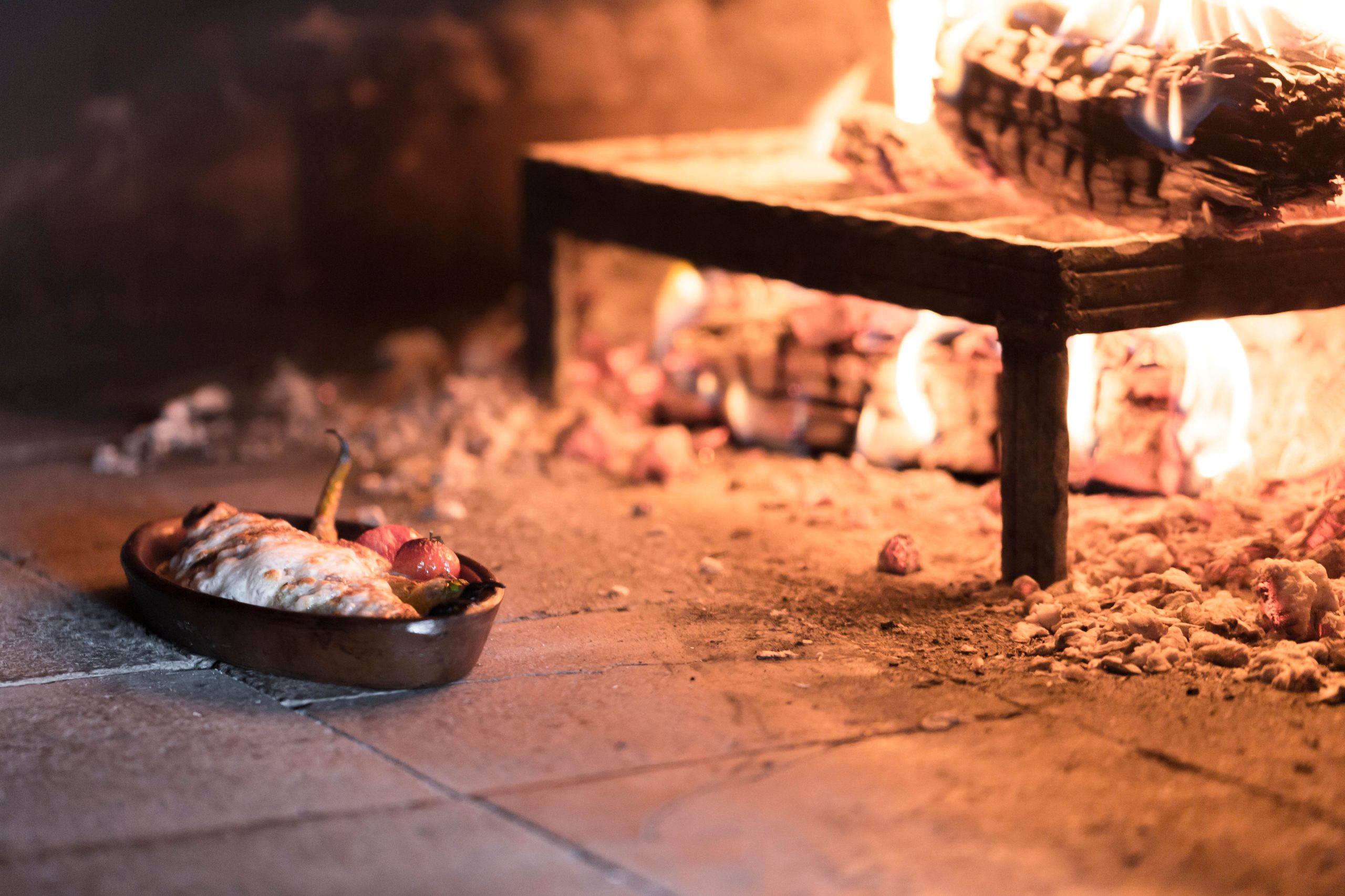 Horno industrial a gas de una panadería o pastelería
